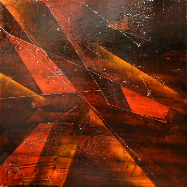 Untitled Oil and Enamel on Wood Panel